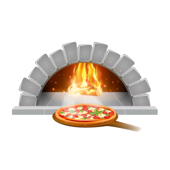 Pizzas au levain et au feu de bois