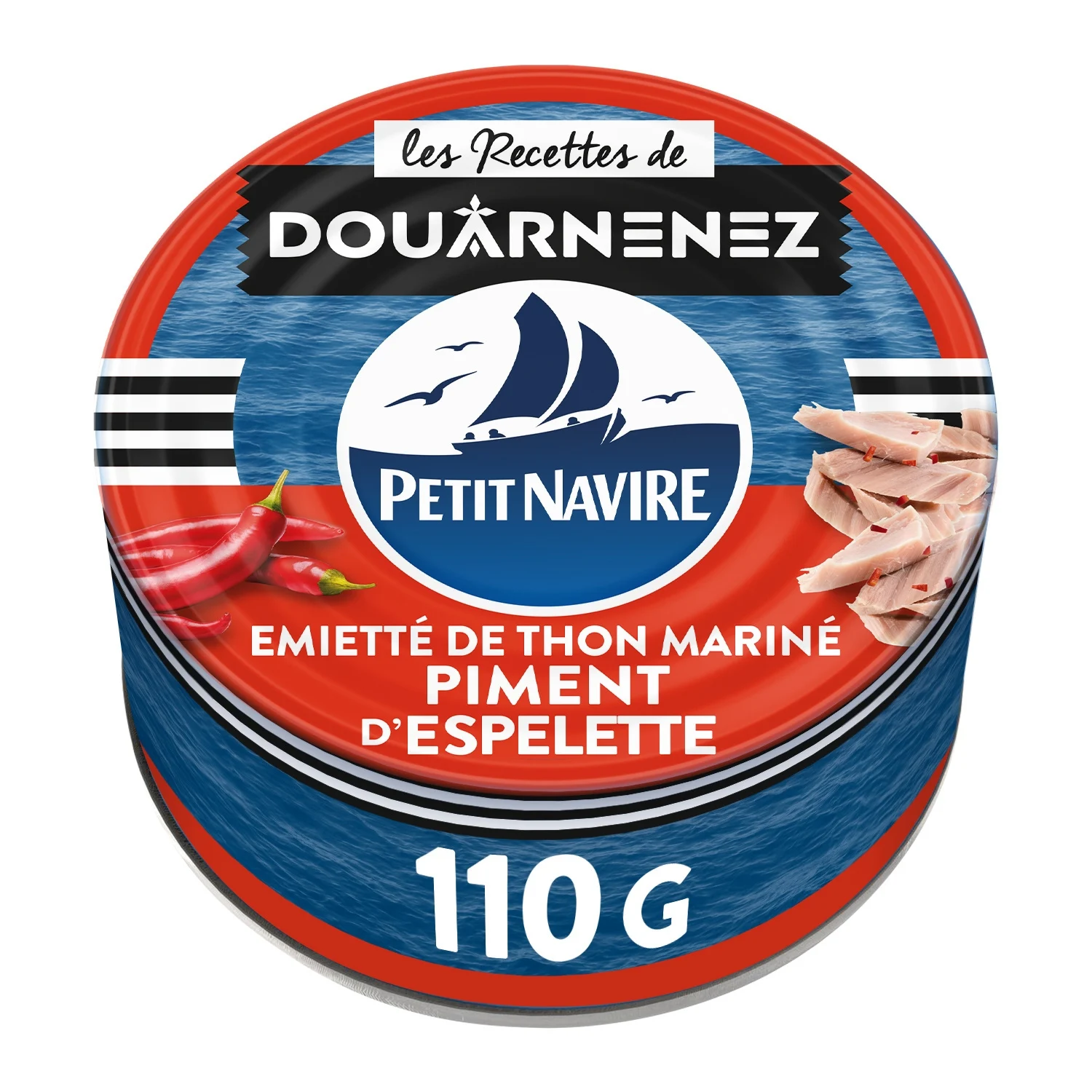Émietté de thon Petit navire au piment d'espelette