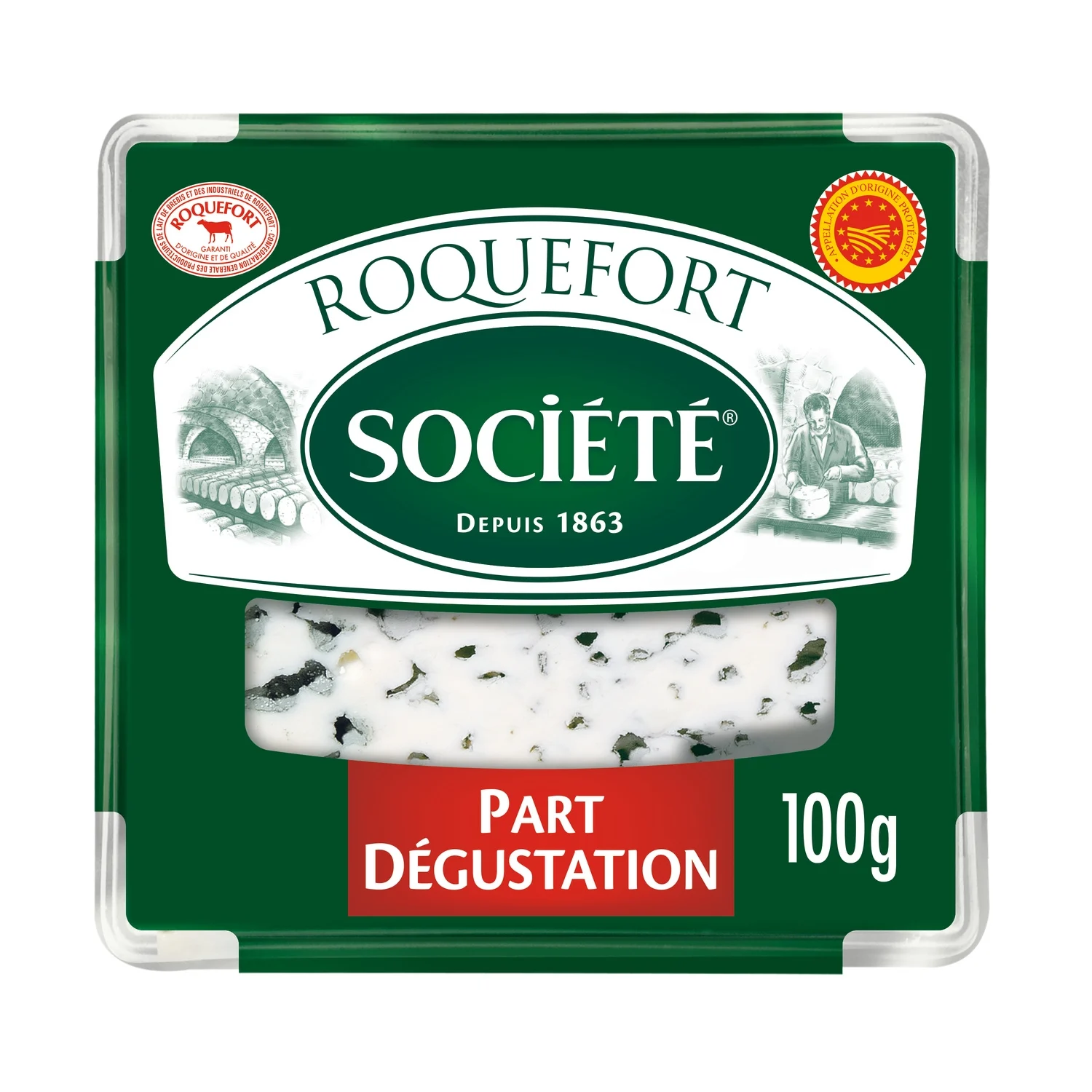 Roquefort Au Lait Cru de Brebis Societe