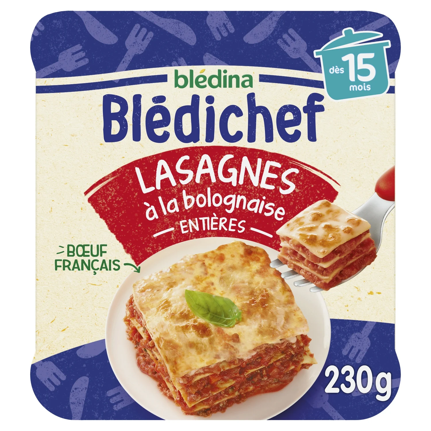 Blédichef Lasagne à la bolognaise dès 15 mois