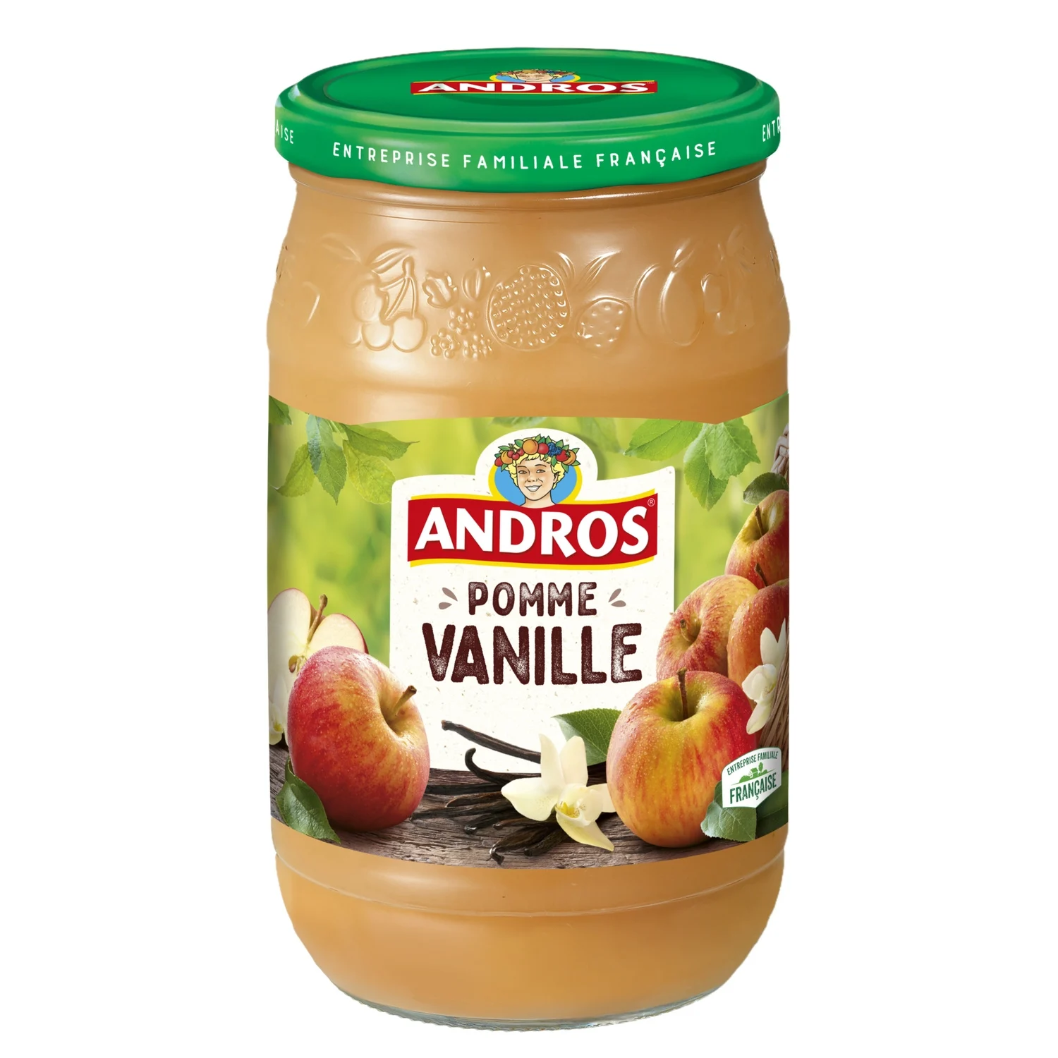 Compote pomme vanille Andros