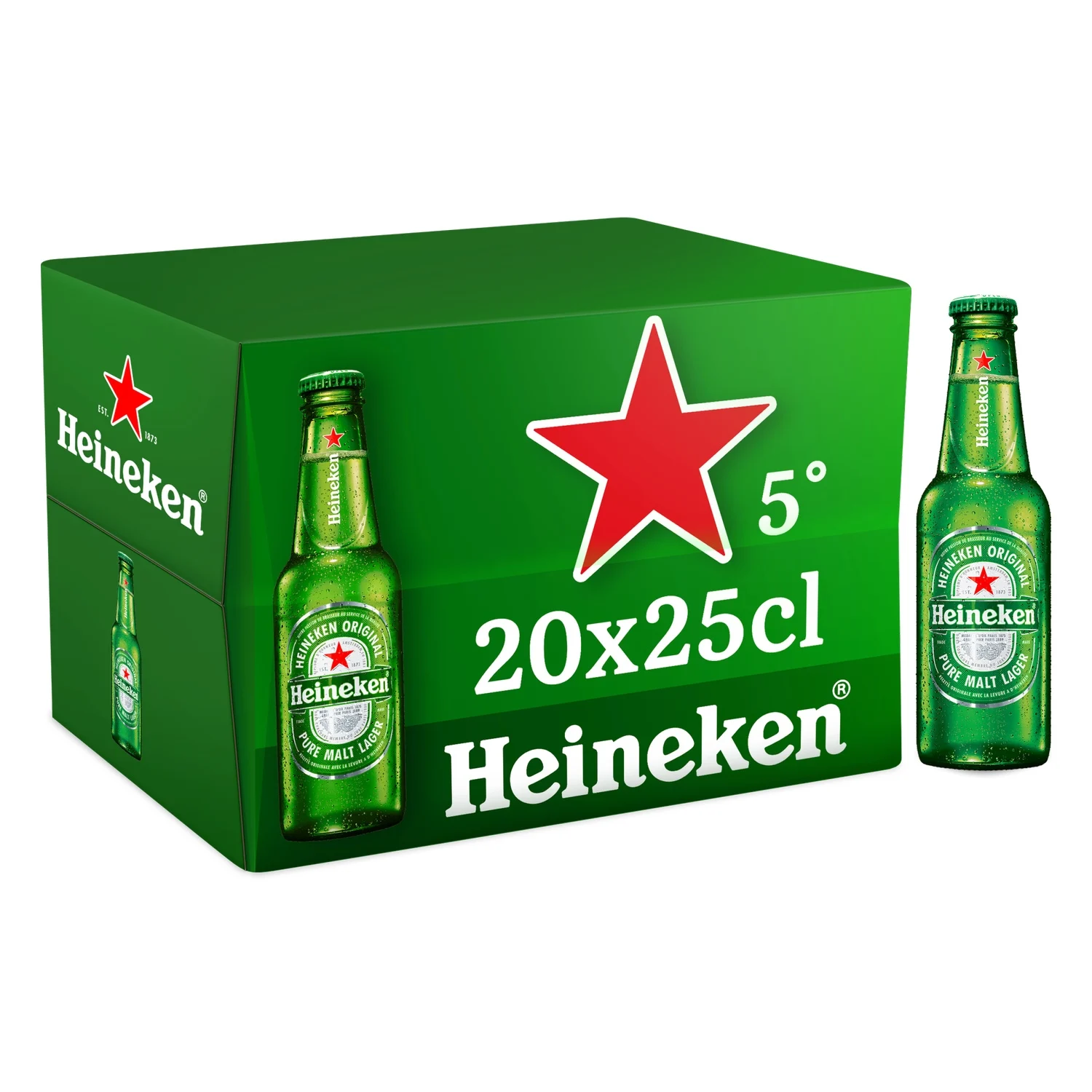 Heineken bière blonde 20x25cl