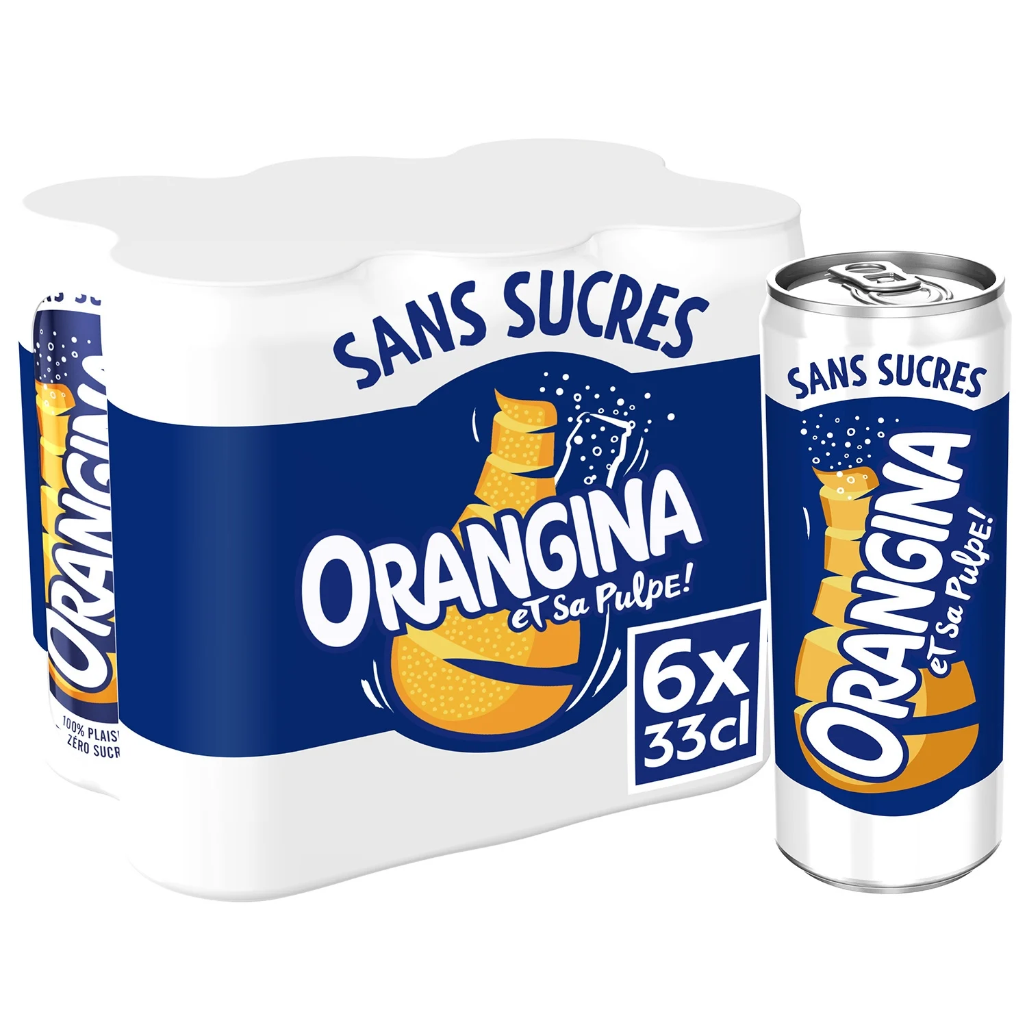 Orangina sans sucres 6*33cl