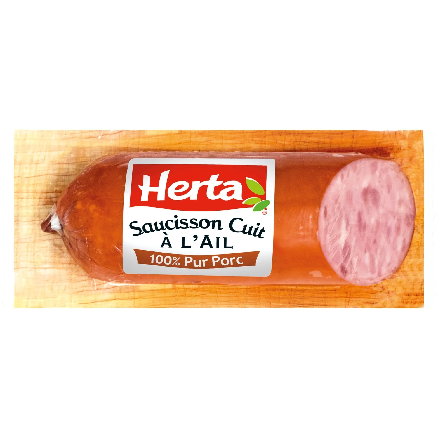 Saucisson à l'ail cuit Herta 