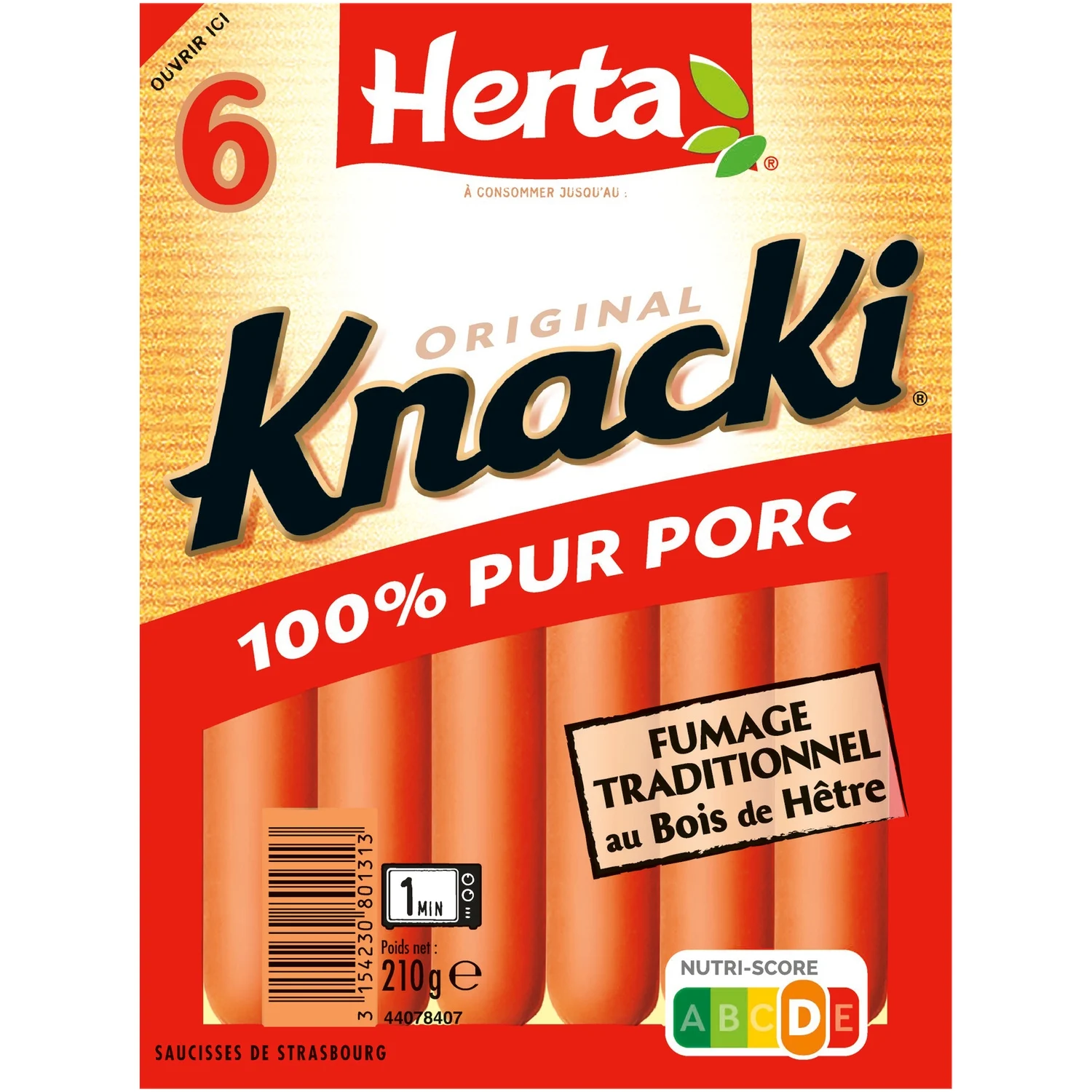 Knacki 100% pur porc Herta