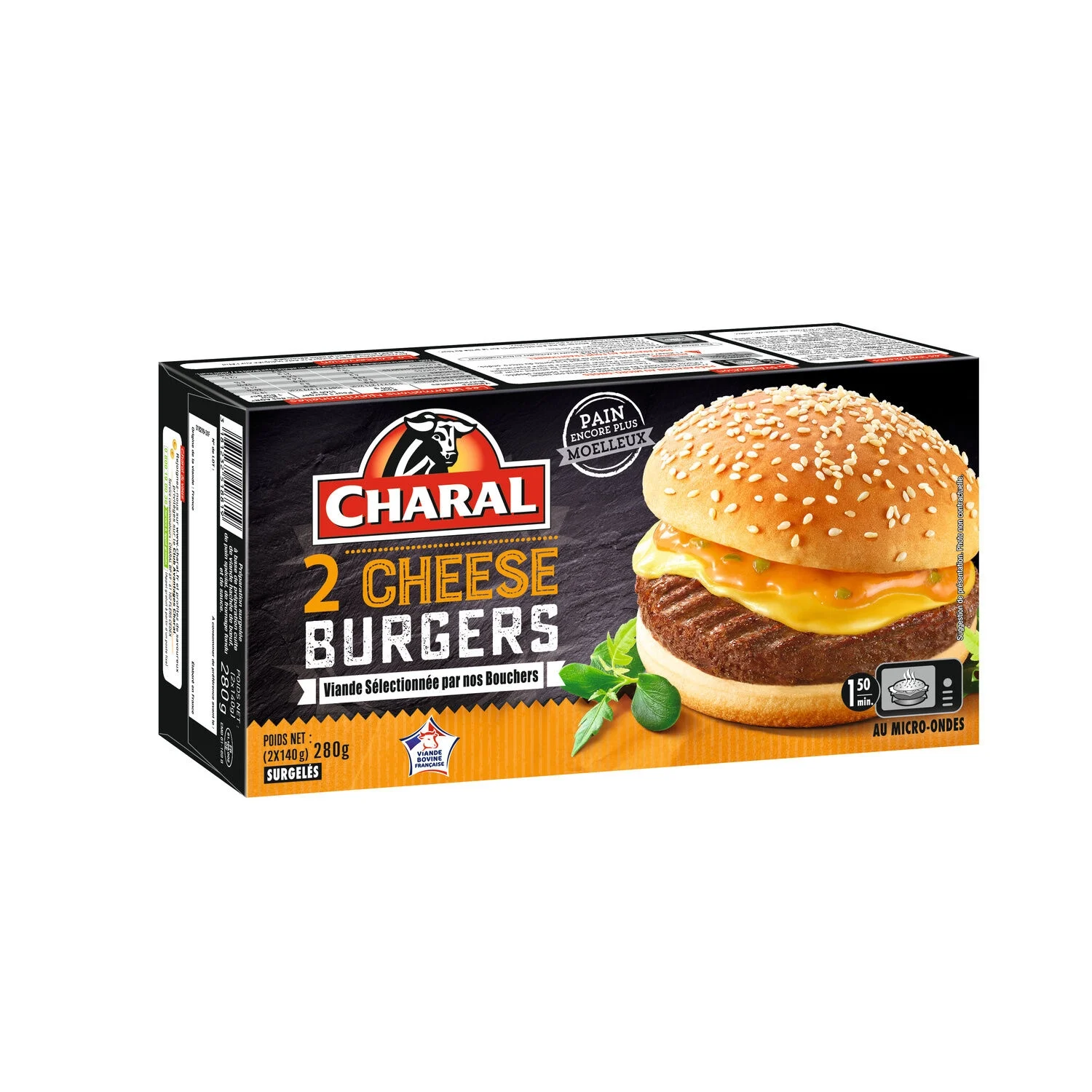 Cheese burgers Charal x2