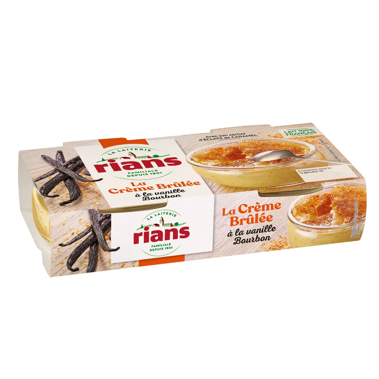 La crème brûlée Rians