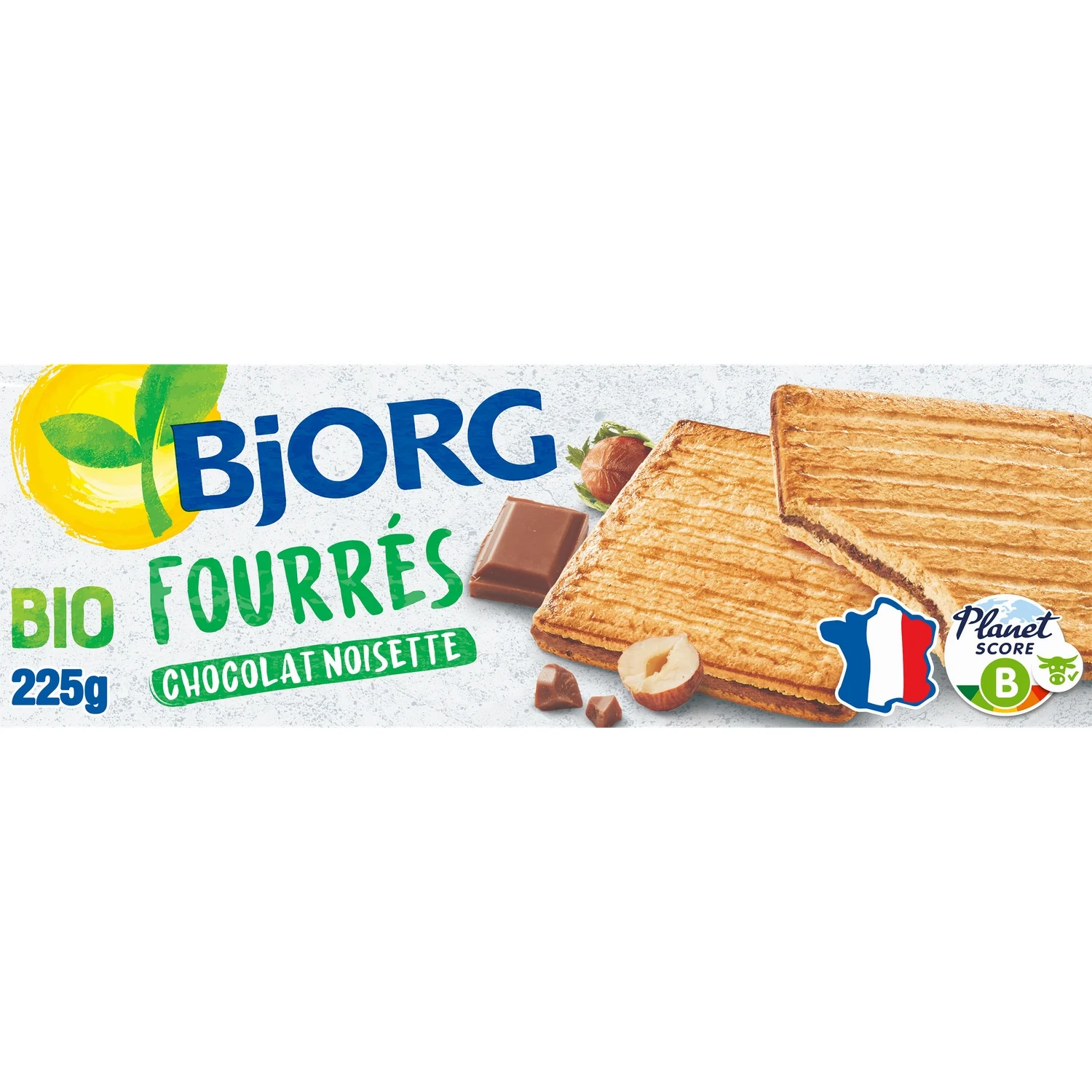 Fourrés chocolat lait noisettes Bjorg