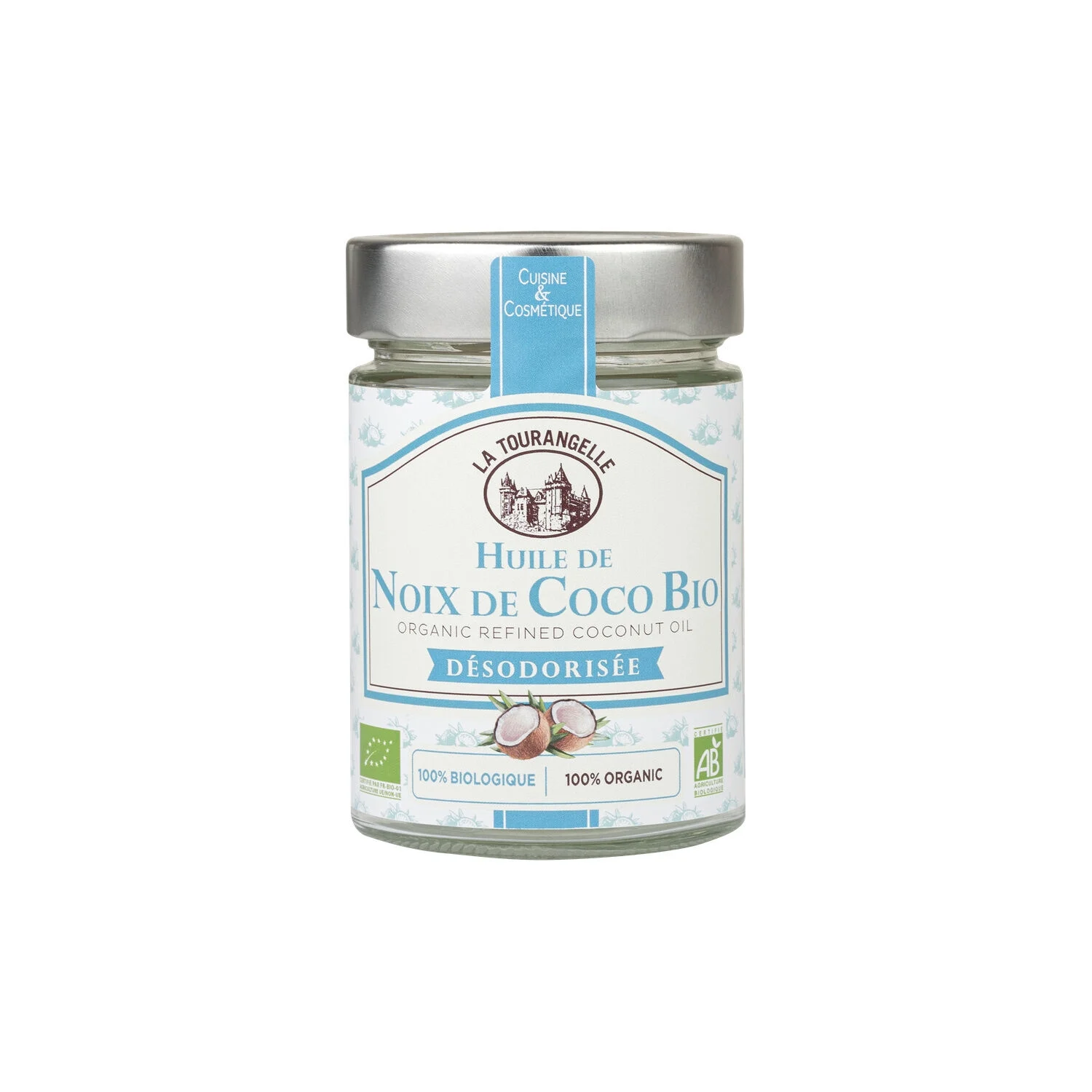 Huile de noix de coco bio la Tourangelle