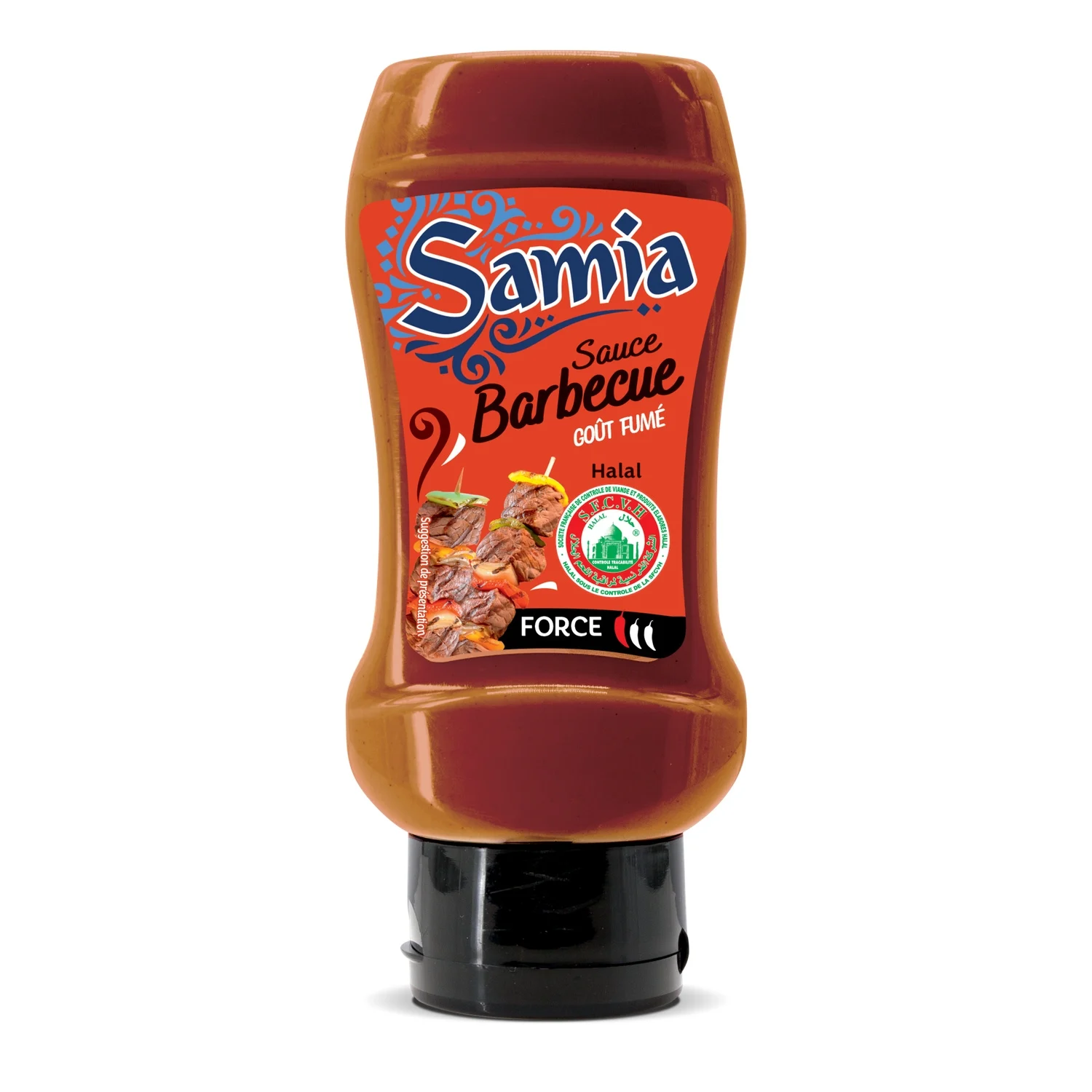Sauce halal barbecue goût fumé Samia 
