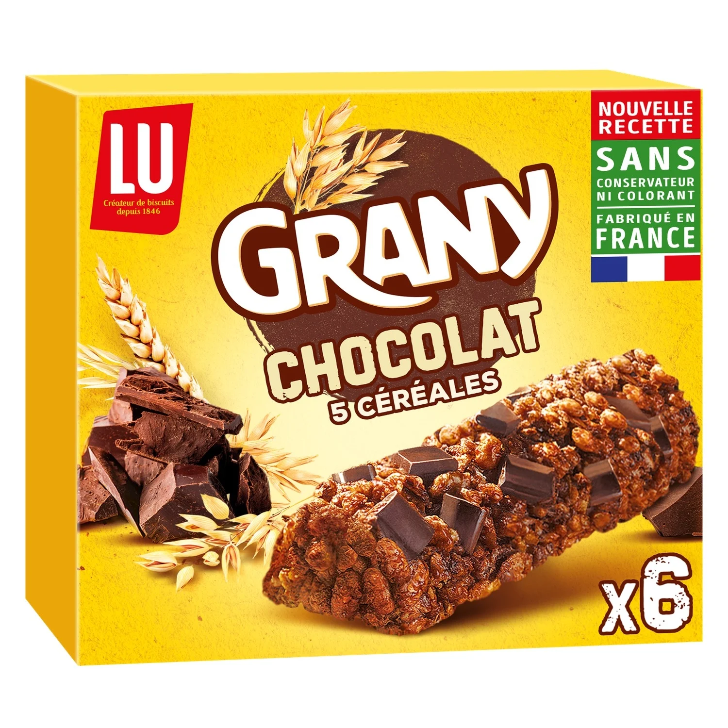 LU Grany barre au chocolat et 5 céréales 