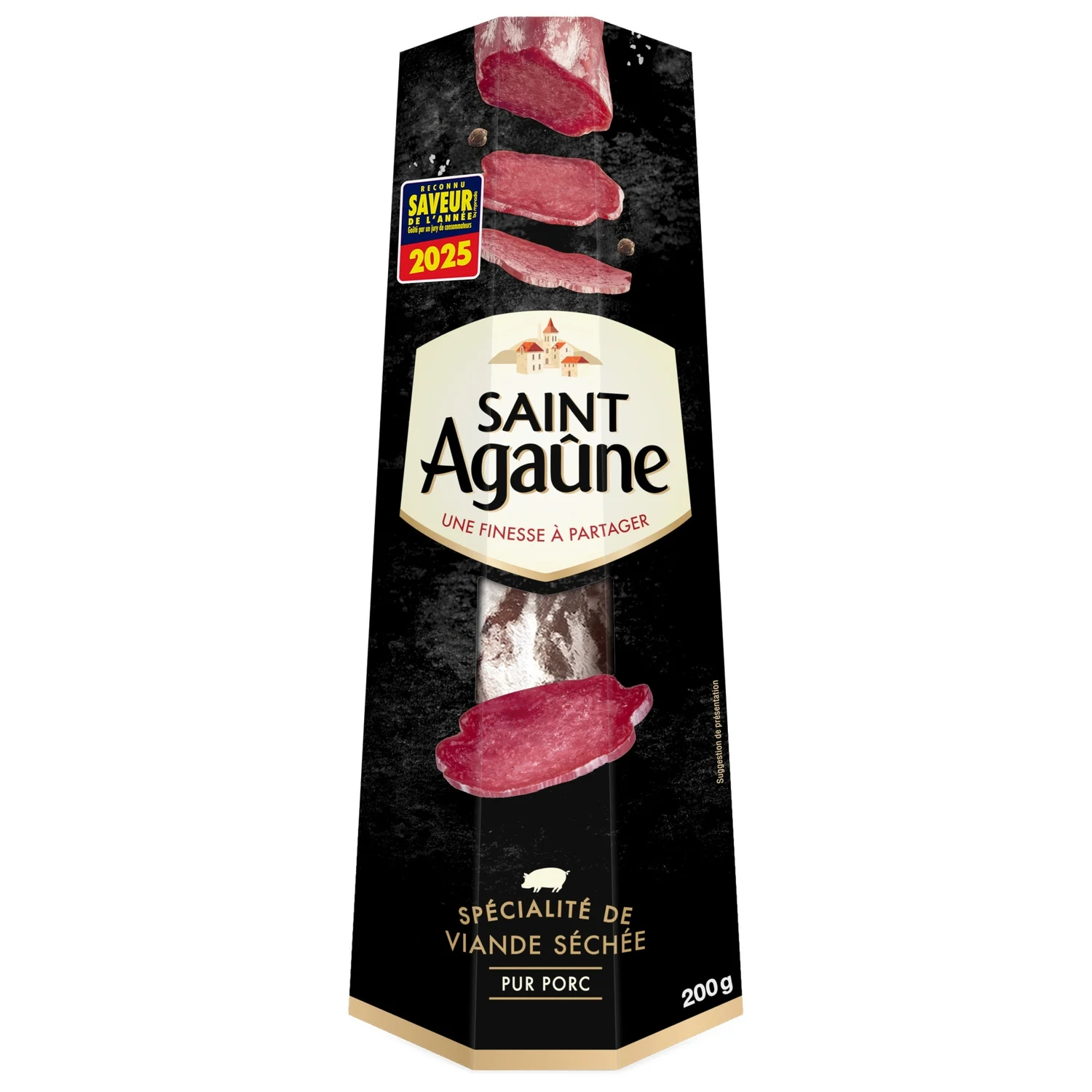 Saint Agaûne fine saveur de viande séchée