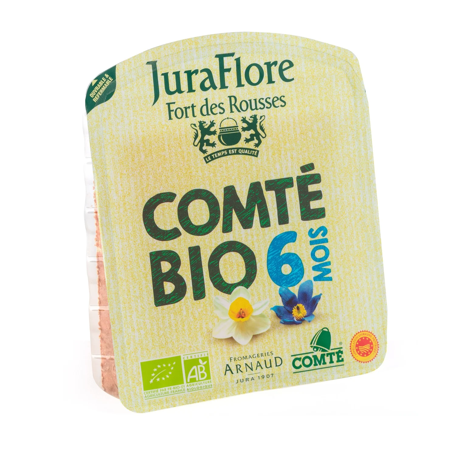 Comté Juraflore bio 6 mois d'affinage
