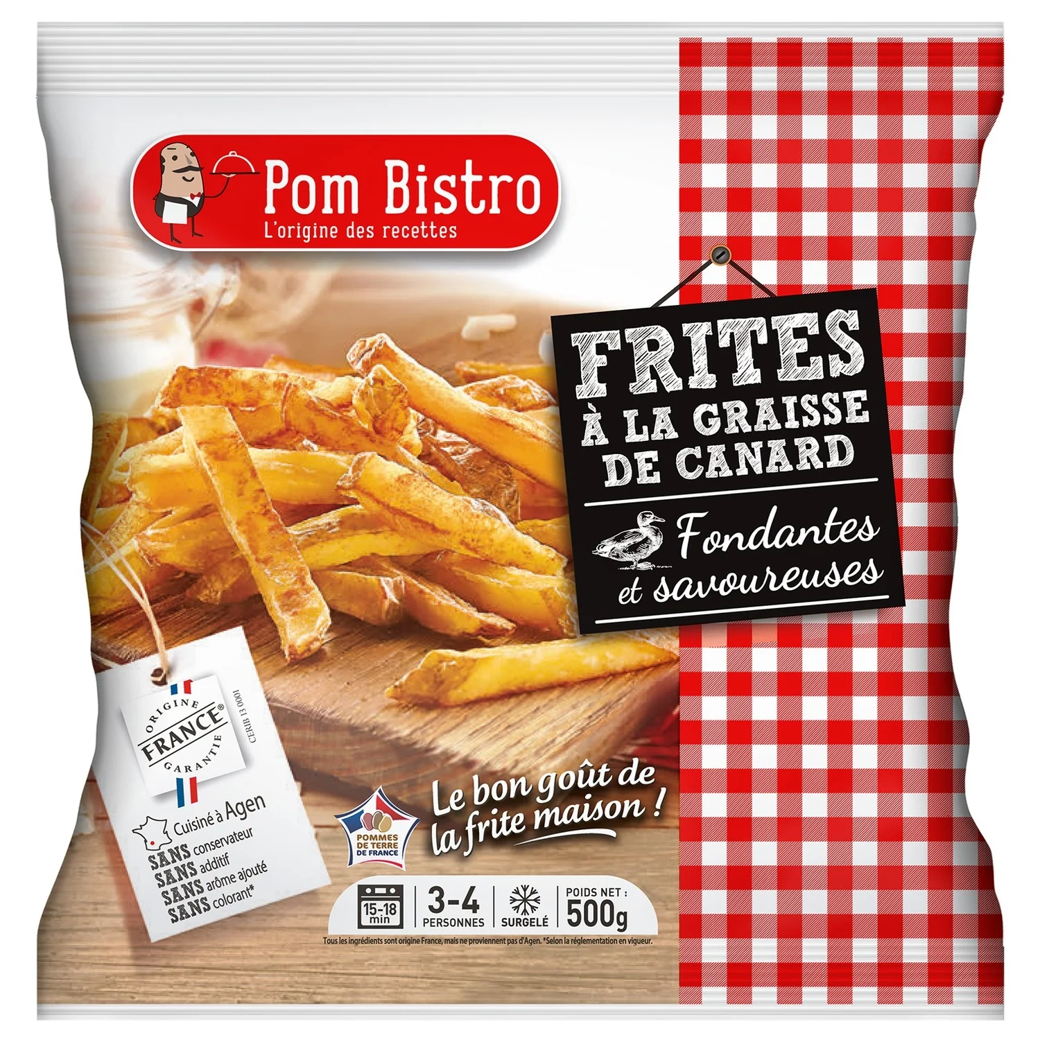 Frites à la graisse de canard Pom Bistro 