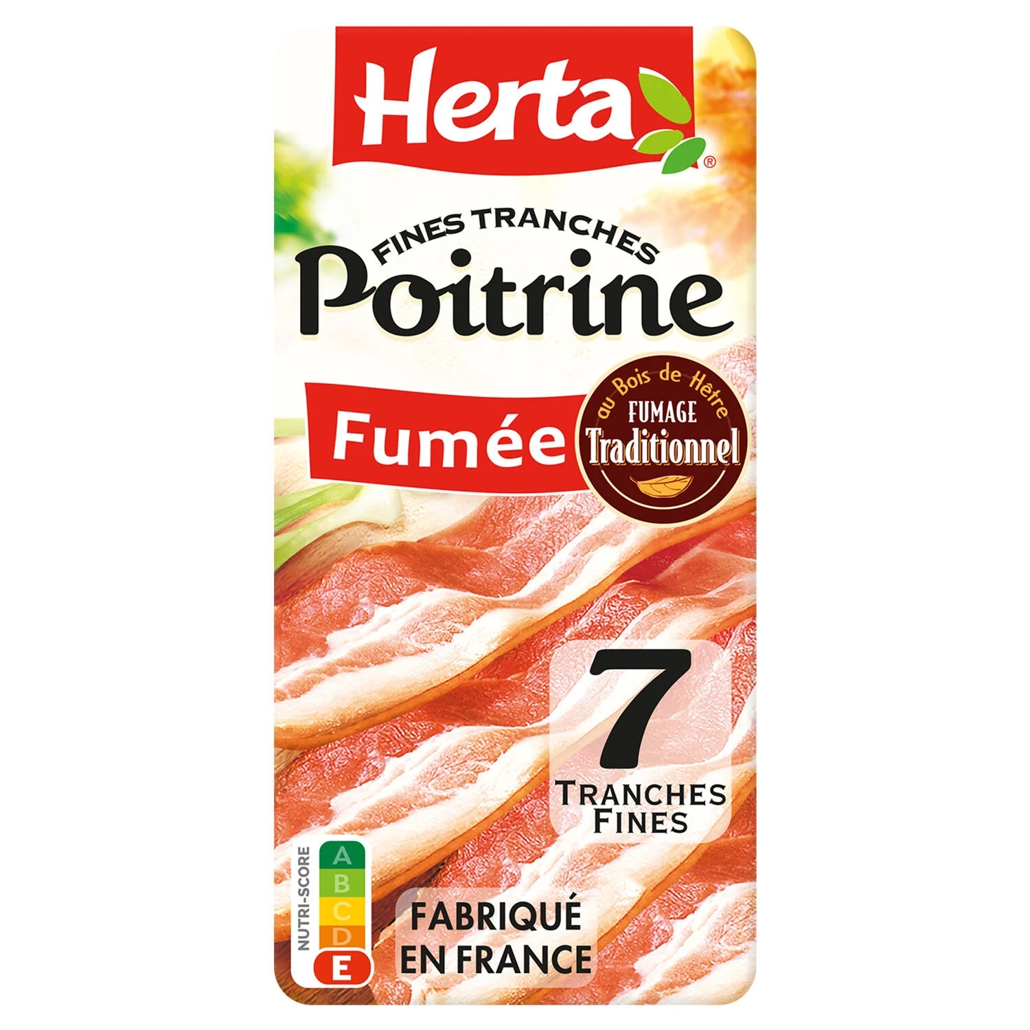 Fines Tranches de poitrine fumée Herta