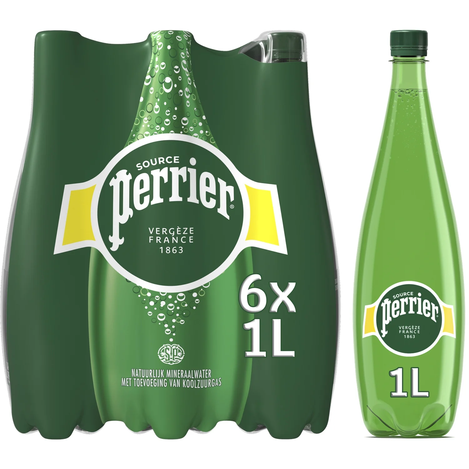 Eau gazeuse Perrier 6*1l
