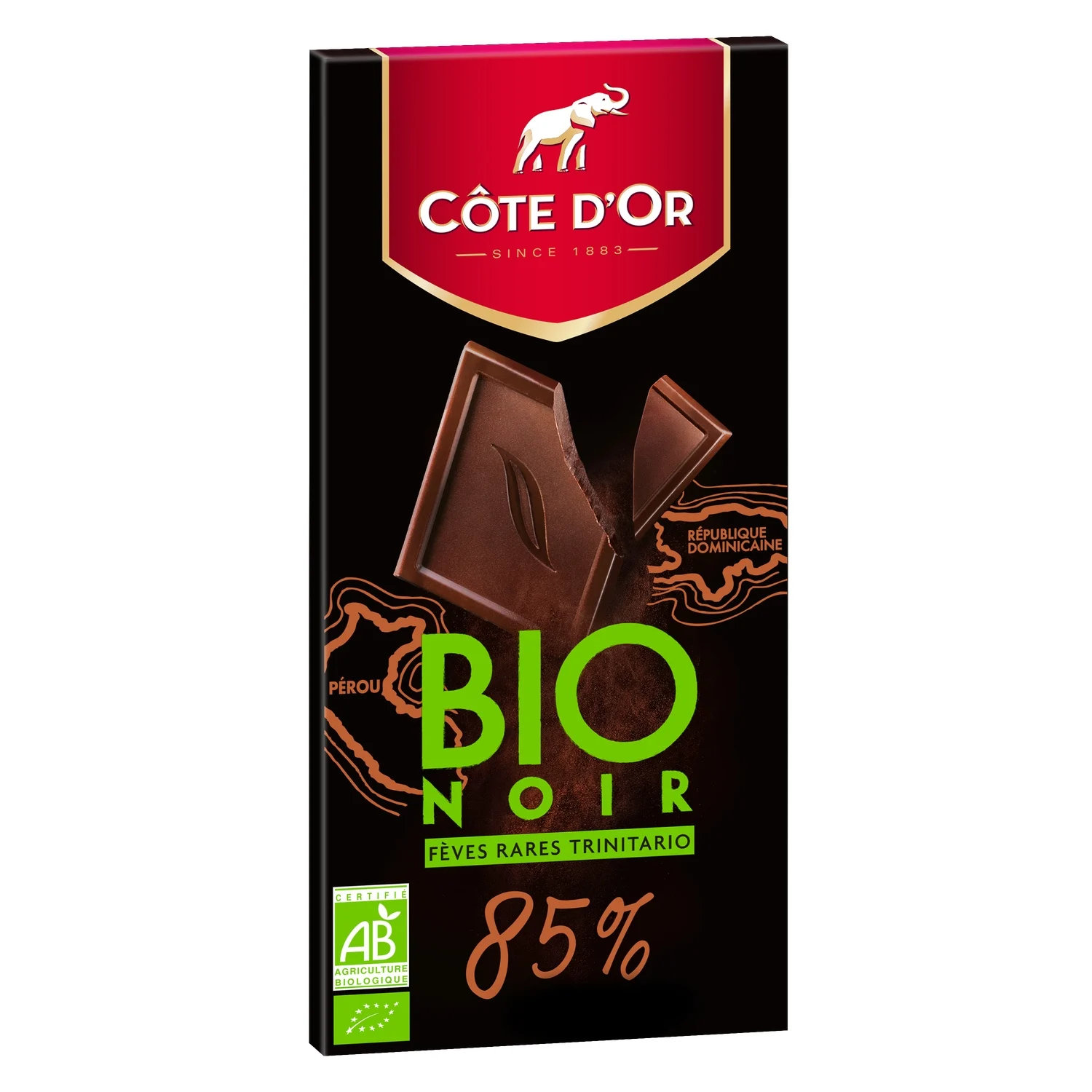 Chocolat Cote d'Or noir 85% bio