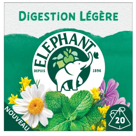 Infusion Menthe Camomille Digestion Légère Elephant