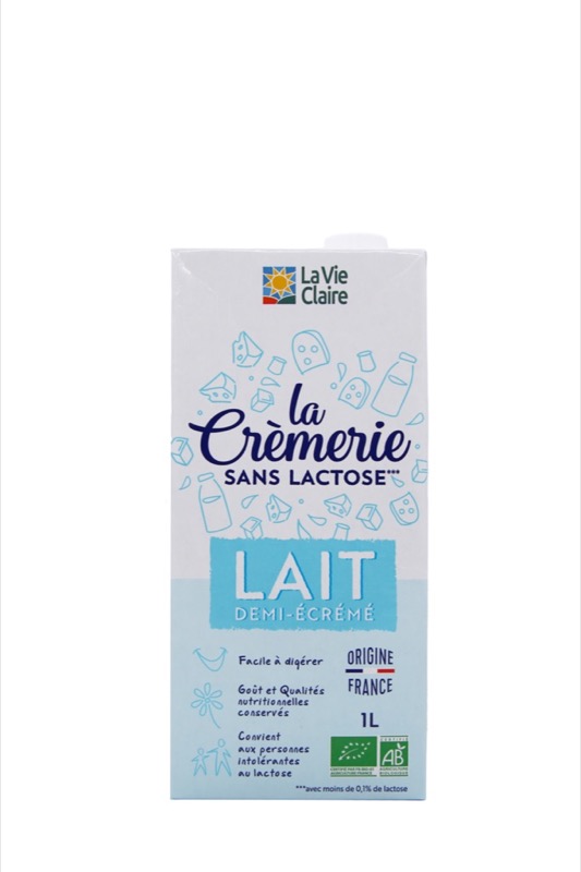 Lait 1/2 ecreme s/lactose 1l