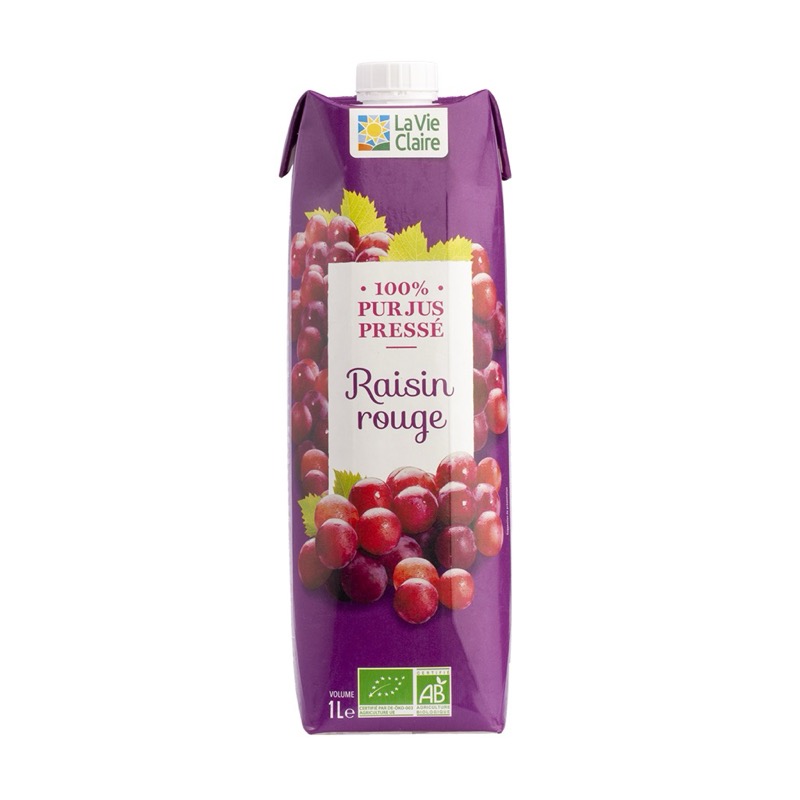 Pur jus raisin rouge tetra 1l