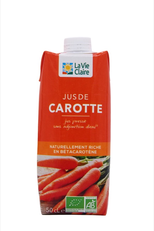 Jus de carotte tetra 50 cl lvc ppbio