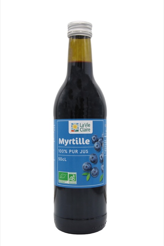 Pur jus de myrtilles 50cl