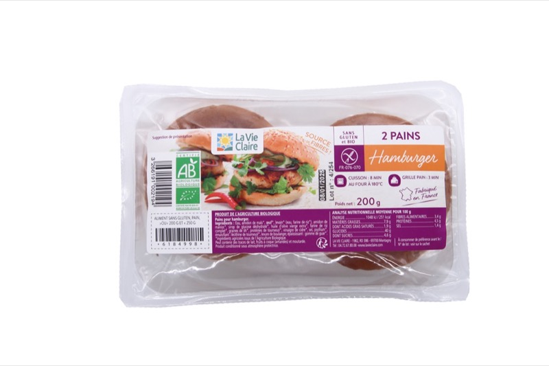 Pains hamburger sans gluten 2x100g - La Vie Claire