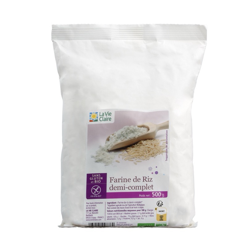 Farine De Riz 1/2 Complet Ss Gluten