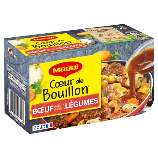 Maggi Coeur de Bouillon Boeuf et Légumes 22 g x 6