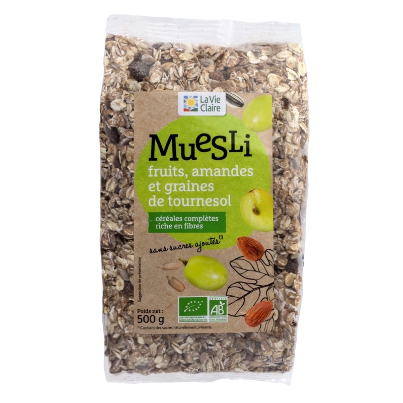 Muesli fruits et graines 500g lvc