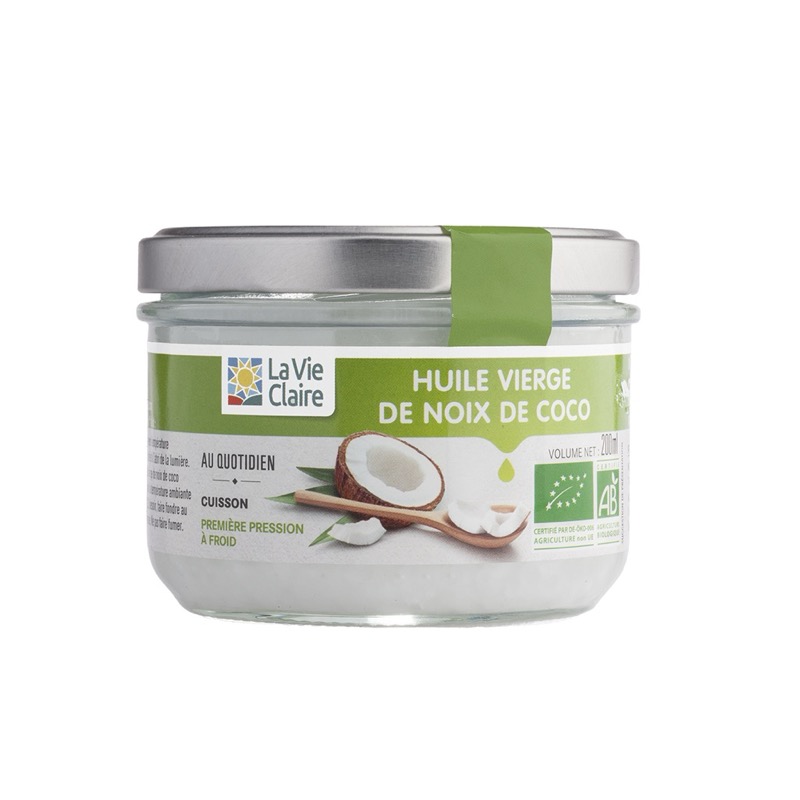 Huile de coco vierge 200ml - La Vie Claire