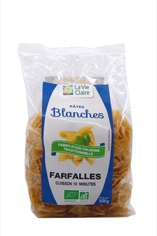 White farfalle 