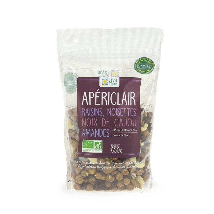 Apériclair mix 650g - dried fruit/shell - La Vie Claire