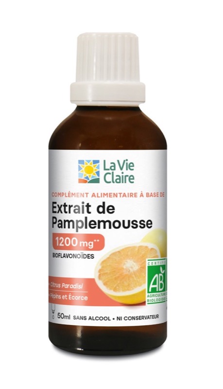 Extrait pamplemousse 50ml - immunité/infection - La Vie Claire