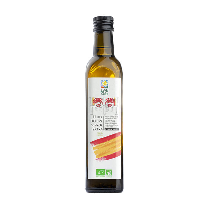 Huile d'olive extra vierge Andalousie 50cl - La Vie Claire