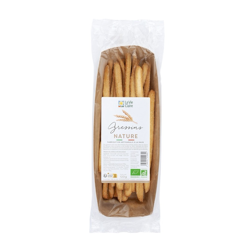 Gressins nature 120g - La Vie Claire