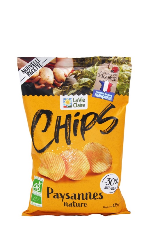 Country-style potato chips 125g