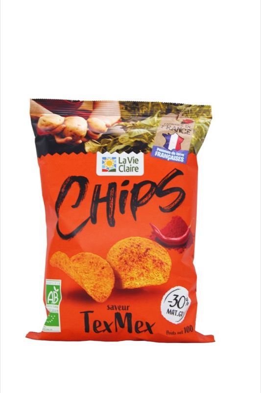 Tex mex potato chips 100g