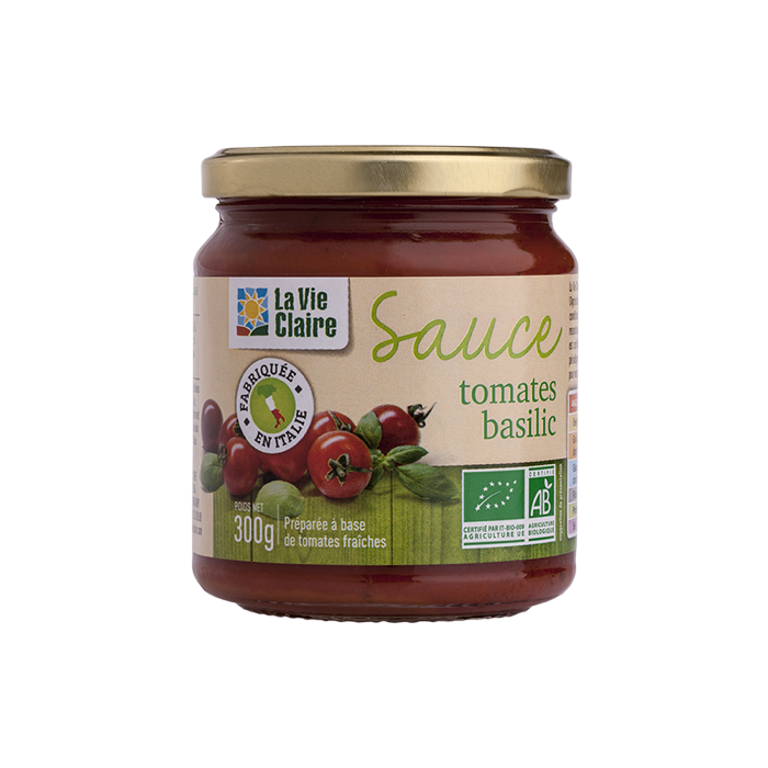 Sauce tomate et basilic