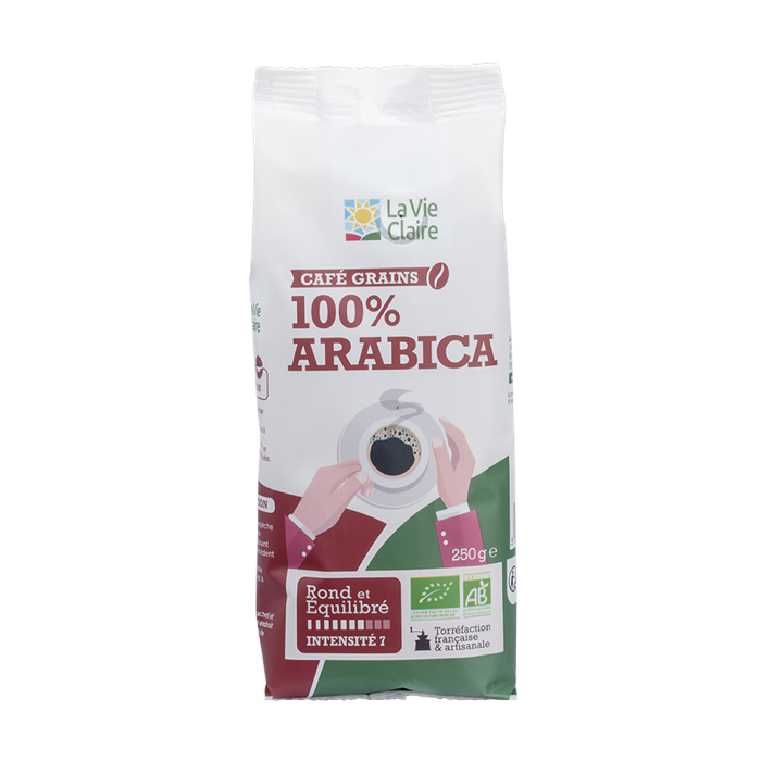 Café pur arabica en grain 250g - La Vie Claire