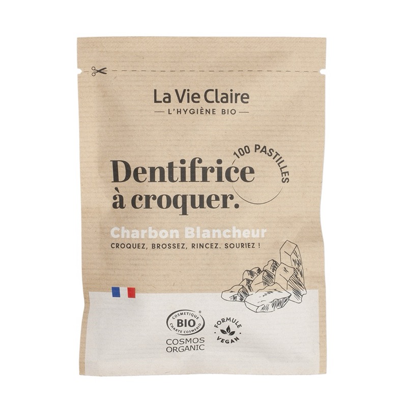 Charcoal solid toothpaste refill 35g - La Vie Claire