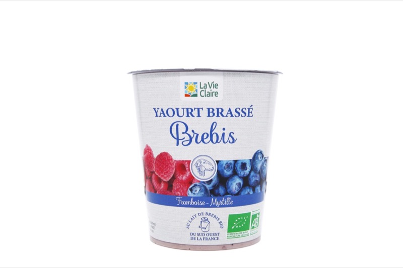 Yaourt brebis framboise myrtille 400g - La Vie Claire