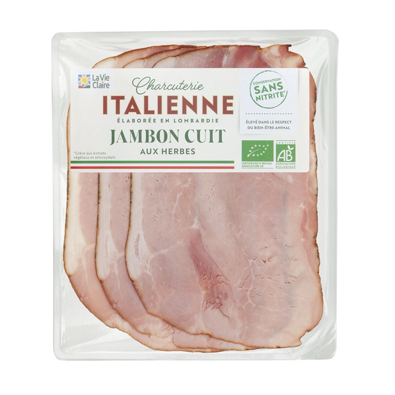 Roasted ham with herbs 80g - La Vie Claire