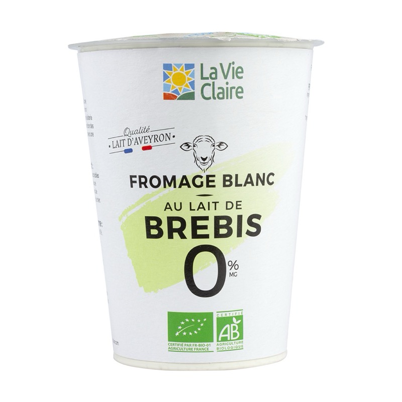 Fromage blanc de brebis 0% 400g - La Vie Claire