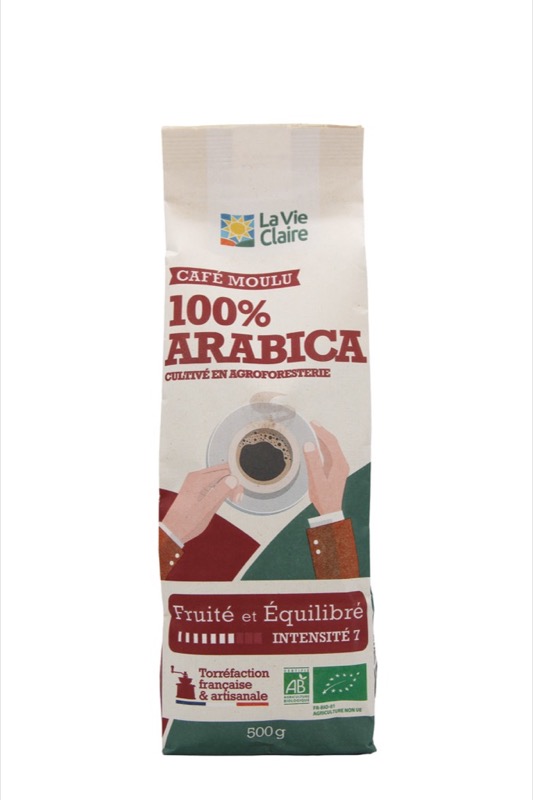Ground pure arabica coffee 500g