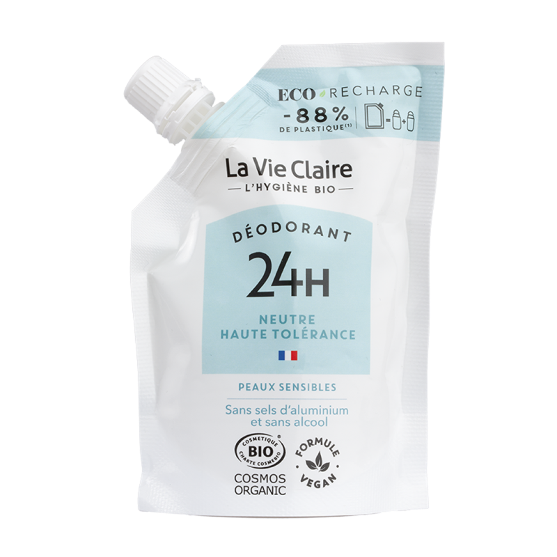 Recharge déo neutre 24h 100ml - La Vie Claire
