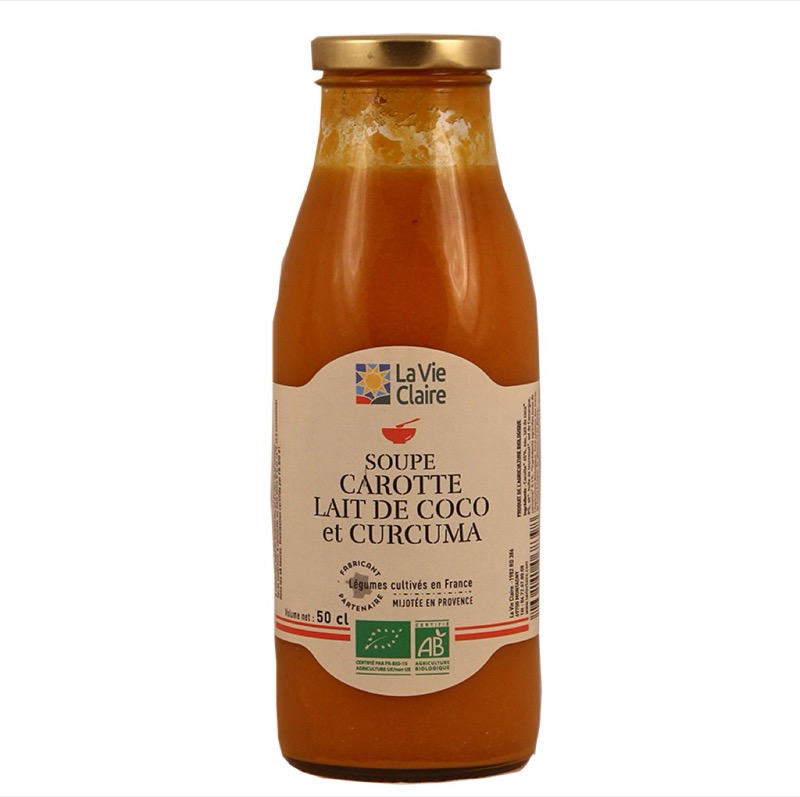 Carrot Coconut Turmeric Soup 500 Ml