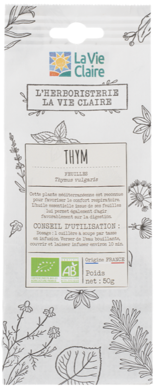 Thym Feuilles Sac 50 G