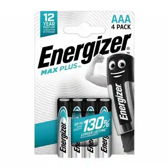 Pile Alcaline Energizer Max plus AAA X4
