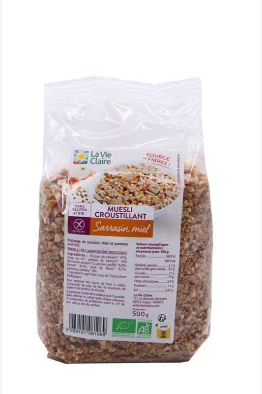 Muesli Honey Buckwheat Gluten Free